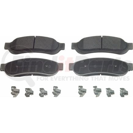 Wagner MX1067 Disc Brake Pad Set Wagner Brake ThermoQuiet MX1067 Semi-Metallic Disc Brake Pad Set