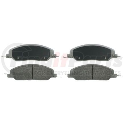 Wagner MX1081 Disc Brake Pad Set Wagner Brake ThermoQuiet MX1081 Semi-Metallic Disc Brake Pad Set