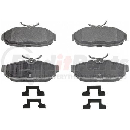Wagner MX1082 Disc Brake Pad Set Wagner Brake ThermoQuiet MX1082 Semi-Metallic Disc Brake Pad Set