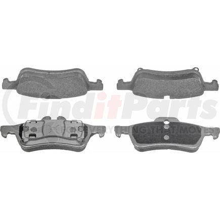 Wagner MX1060 Disc Brake Pad Set Wagner Brake ThermoQuiet MX1060 Semi-Metallic Disc Brake Pad Set