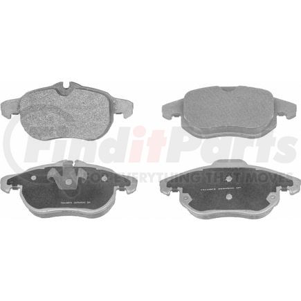 Wagner MX1106 Disc Brake Pad Set Wagner Brake ThermoQuiet MX1106 Semi-Metallic Disc Brake Pad Set