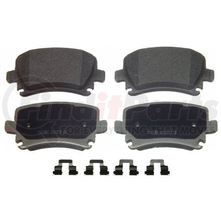 Wagner MX1108 Disc Brake Pad Set Wagner Brake ThermoQuiet MX1108 Semi-Metallic Disc Brake Pad Set