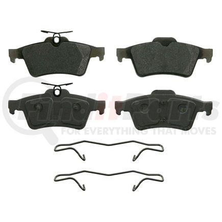 Wagner MX1095 Disc Brake Pad Set Wagner Brake ThermoQuiet MX1095 Semi-Metallic Disc Brake Pad Set