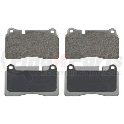 Wagner MX1129 Disc Brake Pad Set Wagner Brake ThermoQuiet MX1129 Semi-Metallic Disc Brake Pad Set