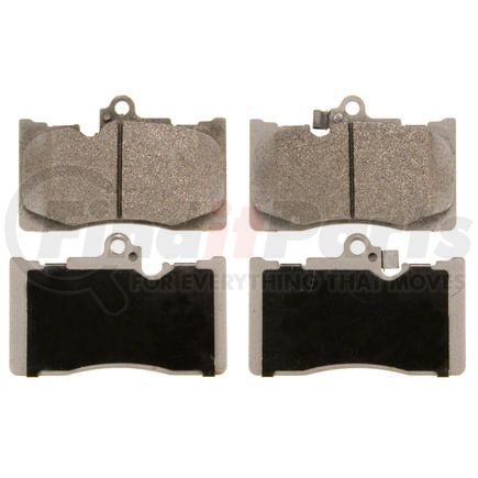 Wagner MX1118 Disc Brake Pad Set Wagner Brake ThermoQuiet MX1118 Semi-Metallic Disc Brake Pad Set