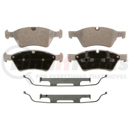 Wagner MX1123 Disc Brake Pad Set Wagner Brake ThermoQuiet MX1123 Semi-Metallic Disc Brake Pad Set