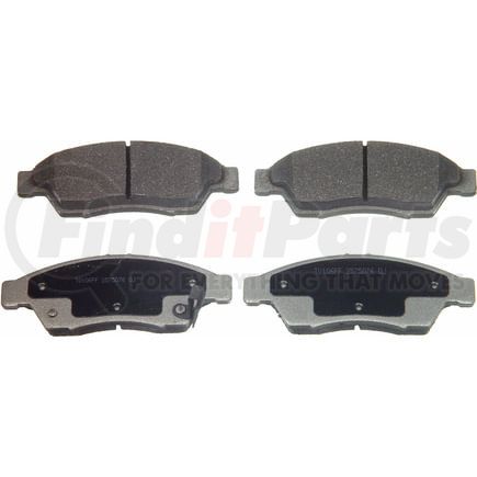 Wagner MX1195 Disc Brake Pad Set Wagner Brake ThermoQuiet MX1195 Semi-Metallic Disc Brake Pad Set