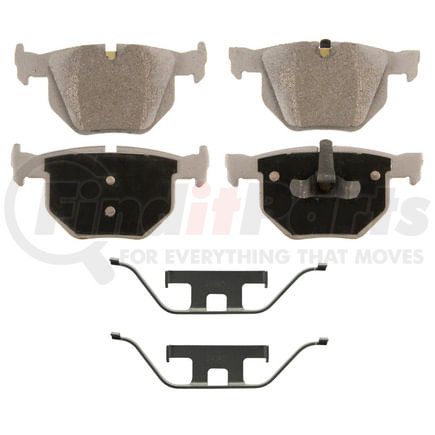 Wagner MX1170 Disc Brake Pad Set Wagner Brake ThermoQuiet MX1170 Semi-Metallic Disc Brake Pad Set