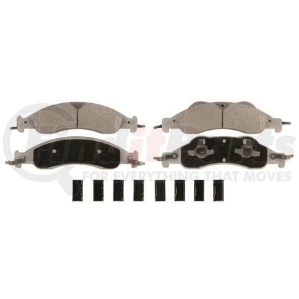 Wagner MX1278 Disc Brake Pad Set Wagner Brake ThermoQuiet MX1278 Semi-Metallic Disc Brake Pad Set