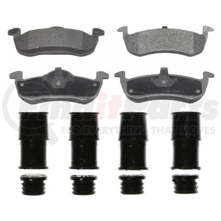 Wagner MX1279 Disc Brake Pad Set Wagner Brake ThermoQuiet MX1279 Semi-Metallic Disc Brake Pad Set
