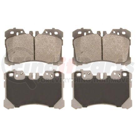 Wagner MX1282 Disc Brake Pad Set Wagner Brake ThermoQuiet MX1282 Semi-Metallic Disc Brake Pad Set