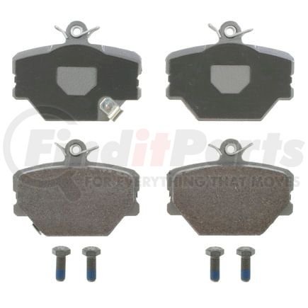 Wagner MX1252 Disc Brake Pad Set Wagner Brake ThermoQuiet MX1252 Semi-Metallic Disc Brake Pad Set