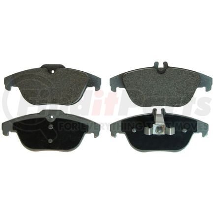 Wagner MX1341 Disc Brake Pad Set Wagner Brake ThermoQuiet MX1341 Semi-Metallic Disc Brake Pad Set