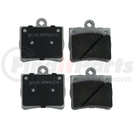 085-1598 by BECK ARNLEY - PREMIUM ASM BRAKE PADS