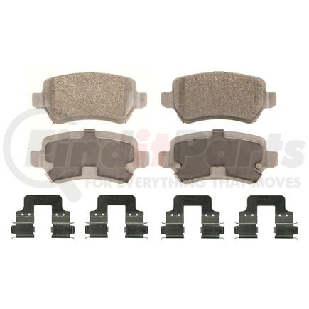 Wagner MX1362 Disc Brake Pad Set Wagner Brake ThermoQuiet MX1362 Semi-Metallic Disc Brake Pad Set