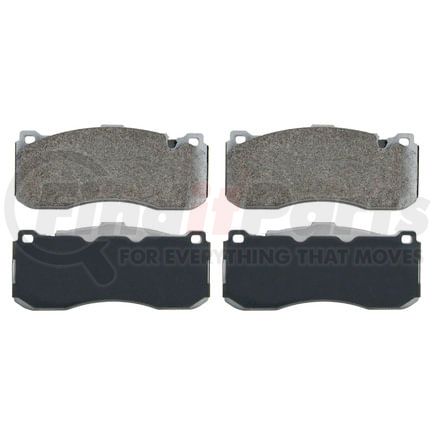 Wagner MX1371 Disc Brake Pad Set Wagner Brake ThermoQuiet MX1371 Semi-Metallic Disc Brake Pad Set