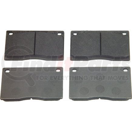 Wagner MX135 Disc Brake Pad Set Wagner Brake ThermoQuiet MX135 Semi-Metallic Disc Brake Pad Set