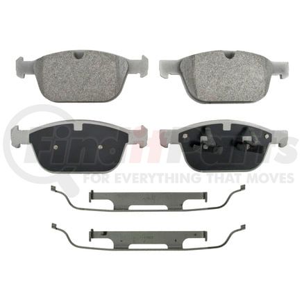 Wagner MX1412 Disc Brake Pad Set Wagner Brake ThermoQuiet MX1412 Semi-Metallic Disc Brake Pad Set