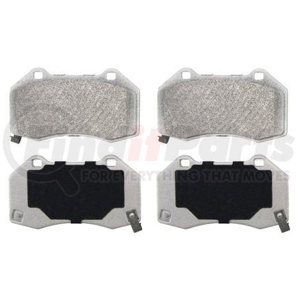 Wagner MX1379 Disc Brake Pad Set Wagner Brake ThermoQuiet MX1379 Semi-Metallic Disc Brake Pad Set