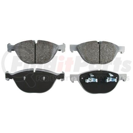 Wagner MX1381 Disc Brake Pad Set Wagner Brake ThermoQuiet MX1381 Semi-Metallic Disc Brake Pad Set