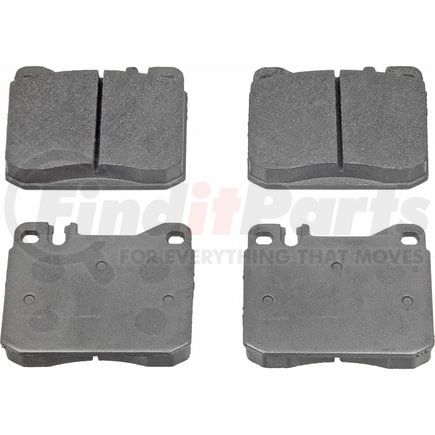 Wagner MX145 Disc Brake Pad Set Wagner Brake ThermoQuiet MX145 Semi-Metallic Disc Brake Pad Set