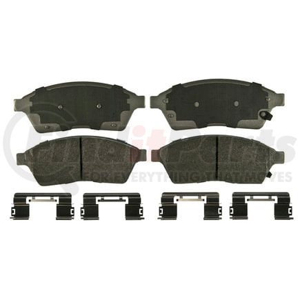 Wagner MX1422 Disc Brake Pad Set Wagner Brake ThermoQuiet MX1422 Semi-Metallic Disc Brake Pad Set