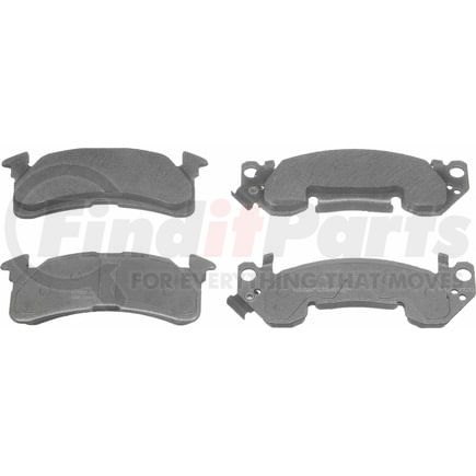 Wagner MX153 Disc Brake Pad Set Wagner Brake ThermoQuiet MX153 Semi-Metallic Disc Brake Pad Set