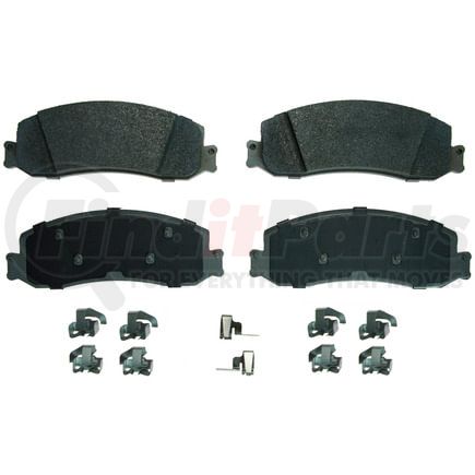 Wagner MX1631 Disc Brake Pad Set Wagner Brake ThermoQuiet MX1631 Semi-Metallic Disc Brake Pad Set