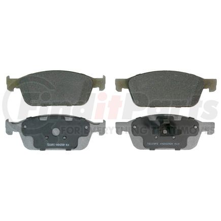 Wagner MX1668 Disc Brake Pad Set Wagner Brake ThermoQuiet MX1668 Semi-Metallic Disc Brake Pad Set