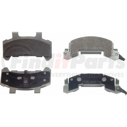 Wagner MX159 Disc Brake Pad Set Wagner Brake ThermoQuiet MX159 Semi-Metallic Disc Brake Pad Set