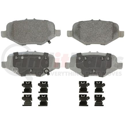 Wagner MX1612 Disc Brake Pad Set Wagner Brake ThermoQuiet MX1612 Semi-Metallic Disc Brake Pad Set