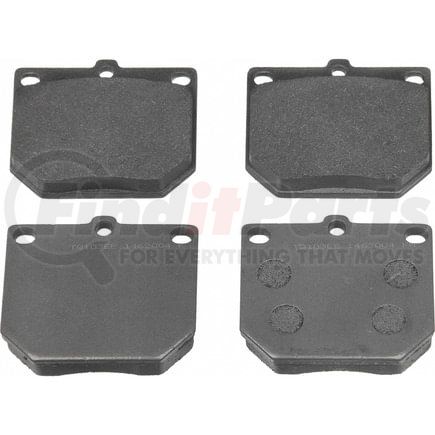 Wagner MX161 Disc Brake Pad Set Wagner Brake ThermoQuiet MX161 Semi-Metallic Disc Brake Pad Set
