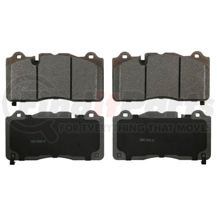 Wagner MX1835 Disc Brake Pad Set Wagner Brake ThermoQuiet MX1835 Semi-Metallic Disc Brake Pad Set
