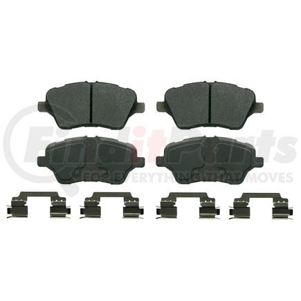 Wagner MX1730 Disc Brake Pad Set Wagner Brake ThermoQuiet MX1730 Semi-Metallic Disc Brake Pad Set