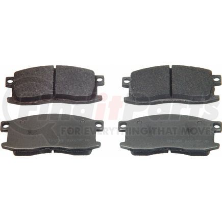 Wagner MX176 Disc Brake Pad Set Wagner ThermoQuiet MX176 Semi-Metallic Disc Brake Pad Set