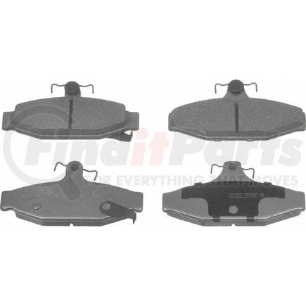 Wagner MX217 Disc Brake Pad Set Wagner Brake ThermoQuiet MX217 Semi-Metallic Disc Brake Pad Set
