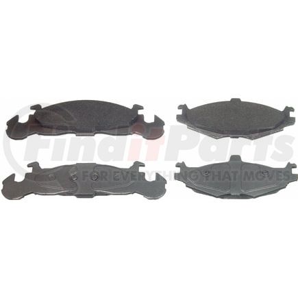 Wagner MX219 Disc Brake Pad Set Wagner Brake ThermoQuiet MX219 Semi-Metallic Disc Brake Pad Set