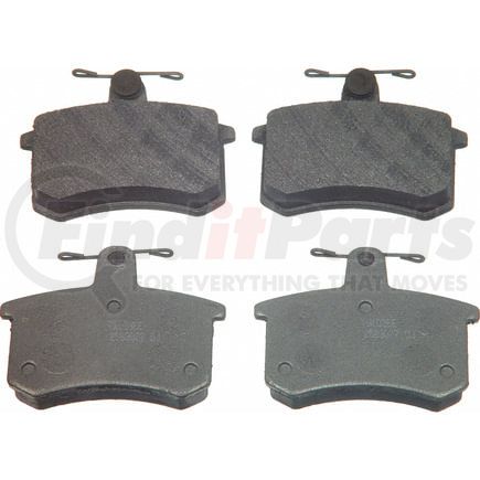 Wagner MX228A Disc Brake Pad Set Wagner Brake ThermoQuiet MX228A Semi-Metallic Disc Brake Pad Set
