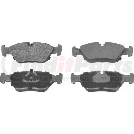 Wagner MX253 Disc Brake Pad Set Wagner Brake ThermoQuiet MX253 Semi-Metallic Disc Brake Pad Set