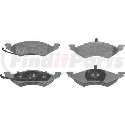Wagner MX257 Disc Brake Pad Set Wagner Brake ThermoQuiet MX257 Semi-Metallic Disc Brake Pad Set
