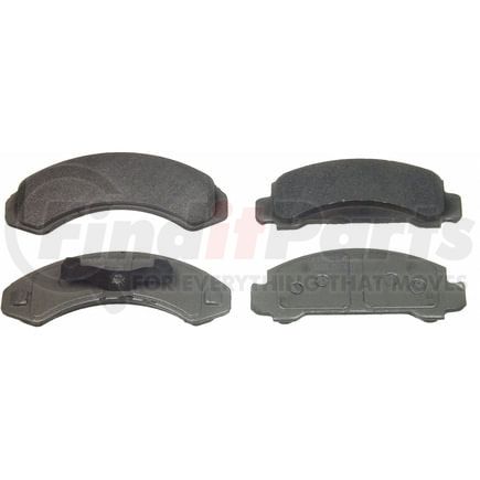 Wagner MX249 Disc Brake Pad Set Wagner Brake ThermoQuiet MX249 Semi-Metallic Disc Brake Pad Set