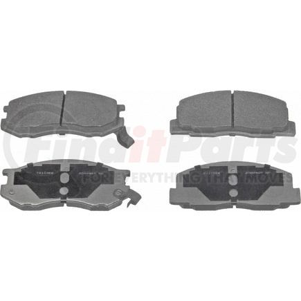 Wagner MX263 Disc Brake Pad Set Wagner ThermoQuiet MX263 Semi-Metallic Disc Brake Pad Set