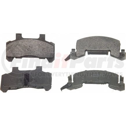 Wagner MX289 Disc Brake Pad Set Wagner Brake ThermoQuiet MX289 Semi-Metallic Disc Brake Pad Set
