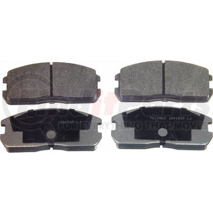 Wagner MX299 Disc Brake Pad Set Wagner ThermoQuiet MX299 Semi-Metallic Disc Brake Pad Set
