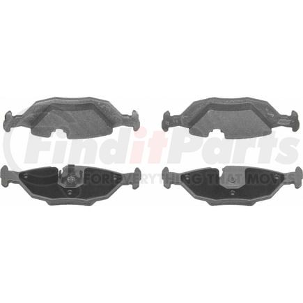 Wagner MX279 Disc Brake Pad Set Wagner Brake ThermoQuiet MX279 Semi-Metallic Disc Brake Pad Set