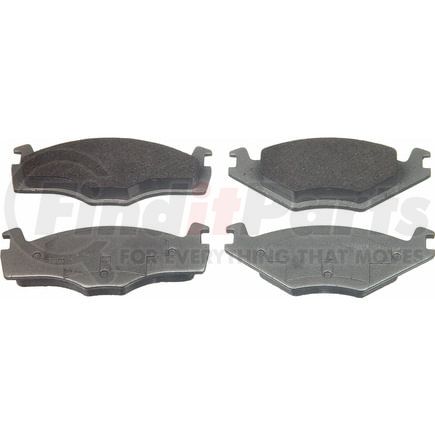 Wagner MX280A Disc Brake Pad Set Wagner Brake ThermoQuiet MX280A Semi-Metallic Disc Brake Pad Set