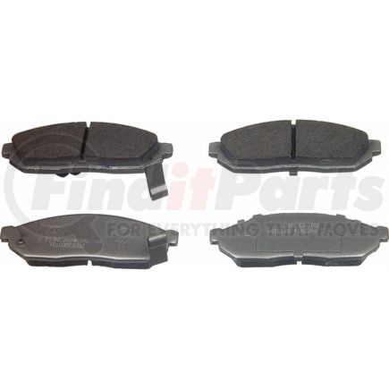Wagner MX281 Disc Brake Pad Set Wagner ThermoQuiet MX281 Semi-Metallic Disc Brake Pad Set