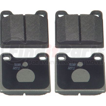 Wagner MX31 Disc Brake Pad Set Wagner Brake ThermoQuiet MX31 Semi-Metallic Disc Brake Pad Set
