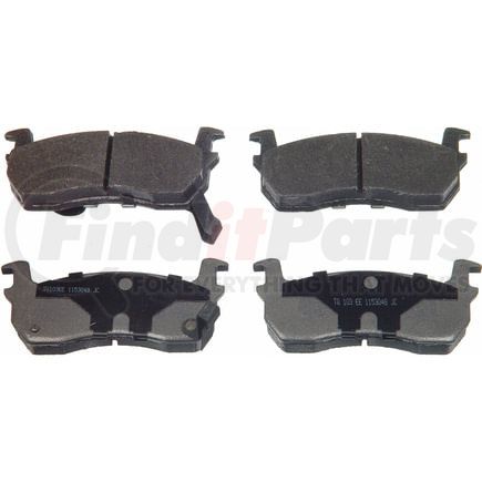 Wagner MX308 Disc Brake Pad Set Wagner ThermoQuiet MX308 Semi-Metallic Disc Brake Pad Set
