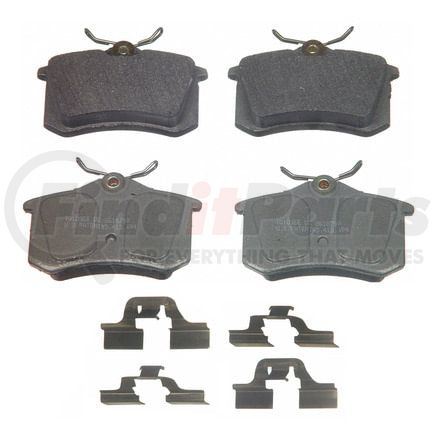 Wagner MX340A Disc Brake Pad Set Wagner Brake ThermoQuiet MX340A Semi-Metallic Disc Brake Pad Set